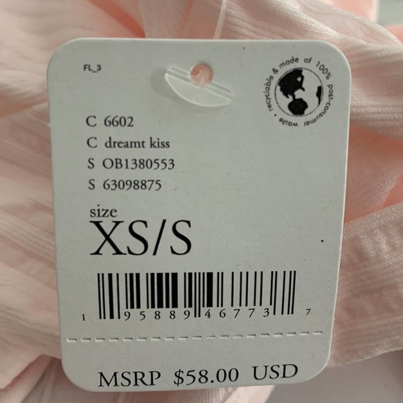 NWOT Free People Seams to me pink Long Sleeve Bodysuit - Picture 11 of 11